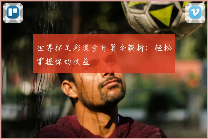 世界杯足彩奖金计算全解析：轻松掌握你的收益